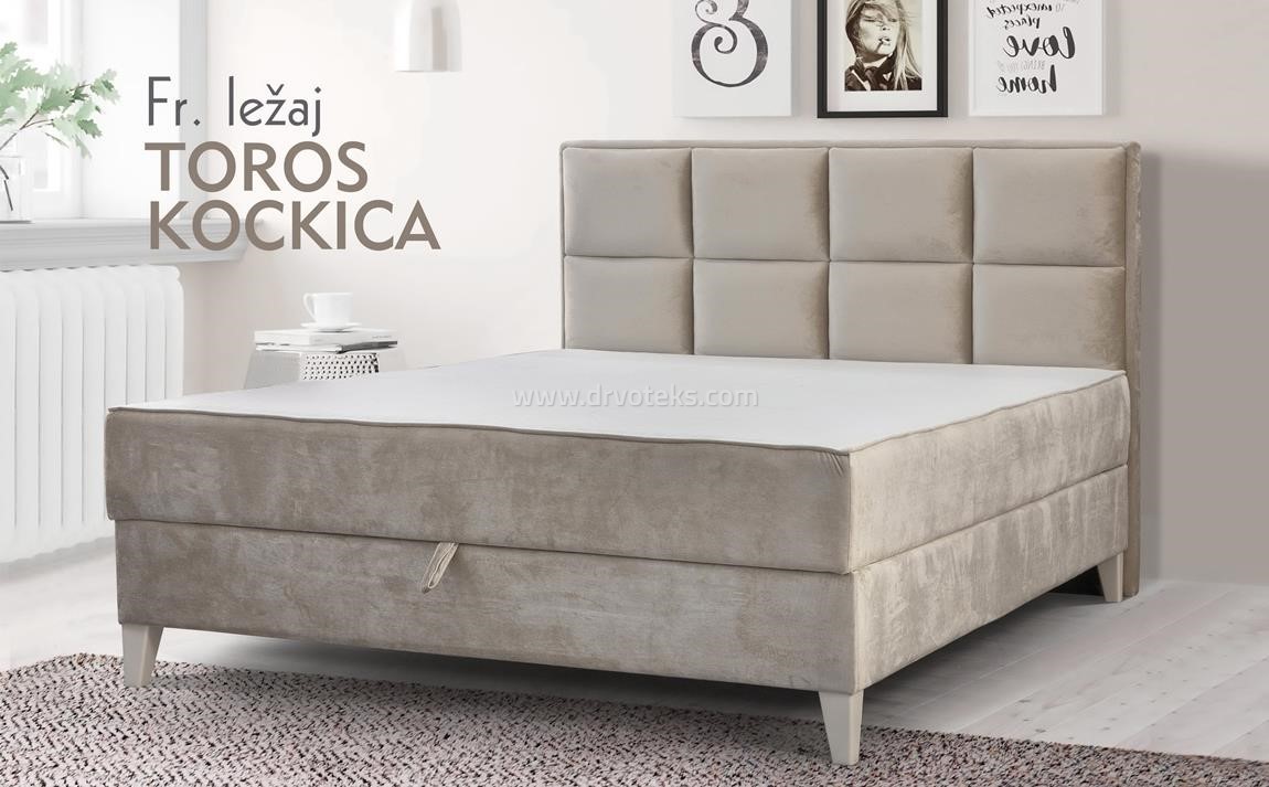 TOROS KOCKA francuski ležaj